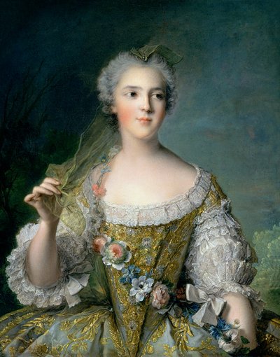 Portrait de Madame Sophie (1734-82), fille de Louis XV, à Fontevrault, 1748 - Jean Marc Nattier